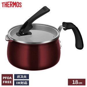 �T�[���X IH�Ή� �}���`�|�b�g 18cm / 2.1L KNC-018S DR/DPBL �b THERMOS ���\�� �}���`�� �����t�^�t�� ��l��炵 PFOA PFOS �t���[ �Z���~�b�N�R�[�e�B���O