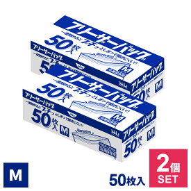 保存袋 フリーザーバッグ M 50枚入 2個セット KZ15 ｜ 保存バッグ ジップ ジッパー チャック 二重 大容量 冷凍 密閉 下味冷凍 冷凍ストック 小分け 野菜 食品 お菓子 小物 キッチン雑貨