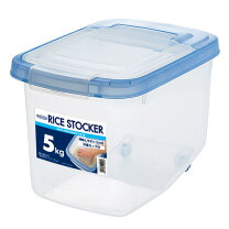 楽天市場】米びつ 5kg（カラーブルー）（米びつ｜保存容器・調味料入れ 
