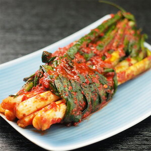 ねぎキムチ150g ※発送日限定【水13:00〆→金出荷・金13:00〆→翌火出荷】冷蔵便/ ネギキムチ キムチ きむち 国産 韓国 食品 韓国グルメ 韓国キムチ 鶴橋 鶴橋キムチ コリアタウン