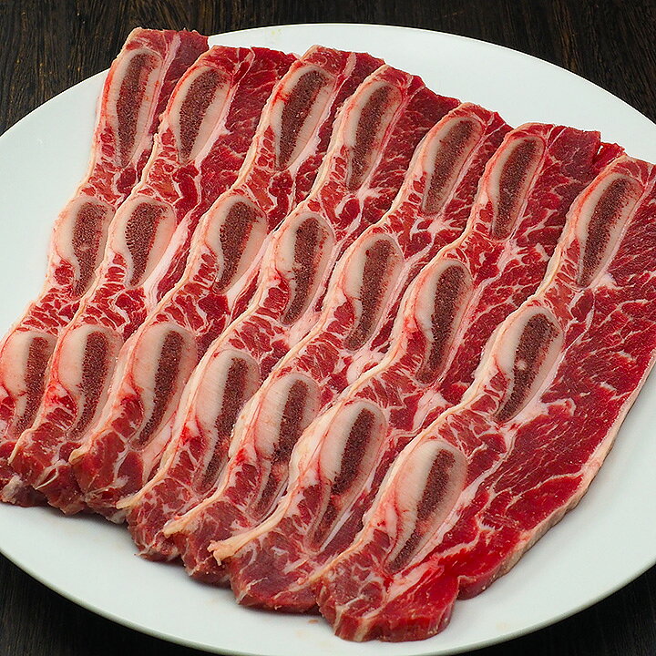 楽天市場 骨付きカルビｌａカット500g 焼肉 バーベキューに最適 骨付きｌａカルビ 骨付カルビ 冷凍便 韓国世界のグルメ キムチでやせる