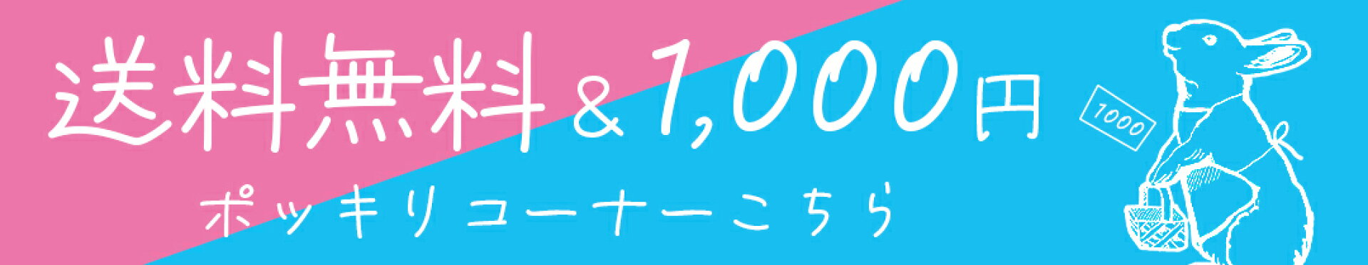 送料無料＆1,000円ポッキリコーナー