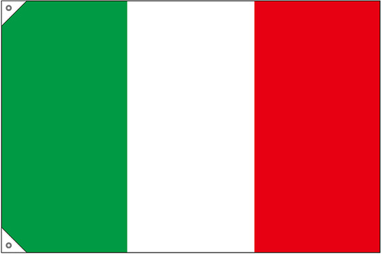 世界の国旗　イタリア（小）W1050×H700mm