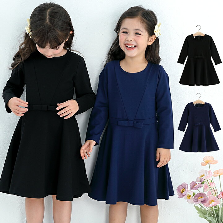 楽天市場】【即納】リボン付きフォーマル ワンピース キッズ 子供服 