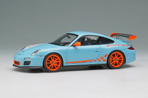 EIDOLON�i�A�C�h�����j 1/43�����i EM603C �|���V�F 911(997.2) GT3 RS 2010 �K���t�u���[ / �I�����W�X�g���C�v (����80��)