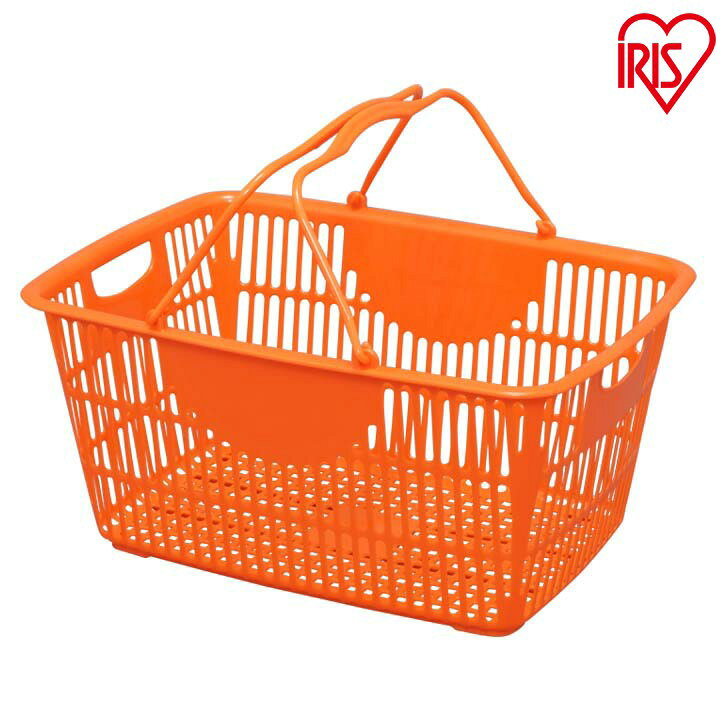 楽天市場 買い物かご バスケット フリーバスケット オレンジ Frba 33 買い物かご おしゃれ 買い物カゴ 買物 バスケット かご バスケット カゴ 籠 かごバッグ かご 収納 ショッピング マイバスケット アウトドア キッチン アイリスオーヤマ P5 収納 家具 寝具の収納
