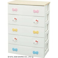 【ほぼ全品P5倍★10日18時〜】チェスト 5段 収納ケース 収納ケース 収納ボックス 完成品 5段 幅73cm タン…