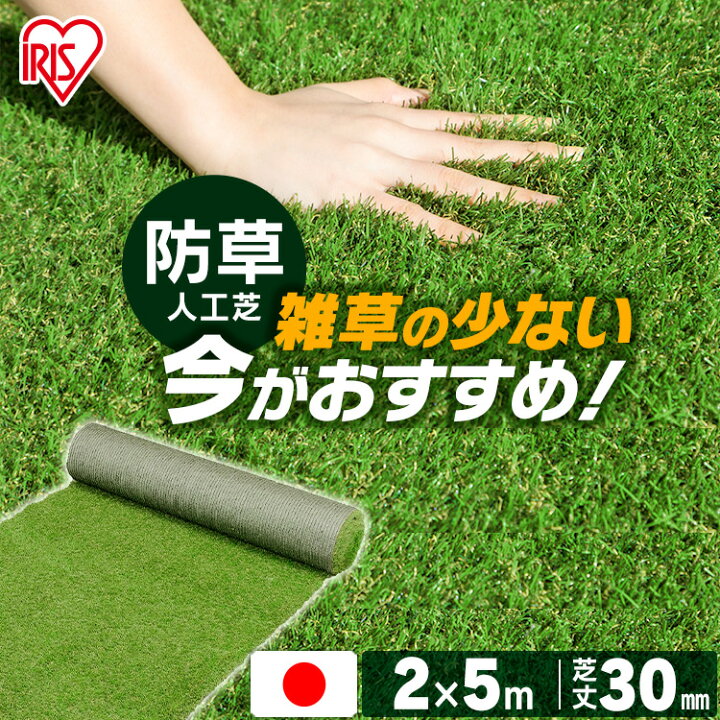 楽天市場】☆29%OFF☆人工芝 ロール 2m×5m 芝丈30mm RP-3025 リアル 