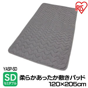 67【送料無料】柔らかあったか敷きパッドセミダブル【☆】