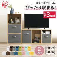 【ほぼ全品P5倍★15日12時〜】【3個セット】収納ボックス カラーボックス インナーボックス FIB-27R FIB-…