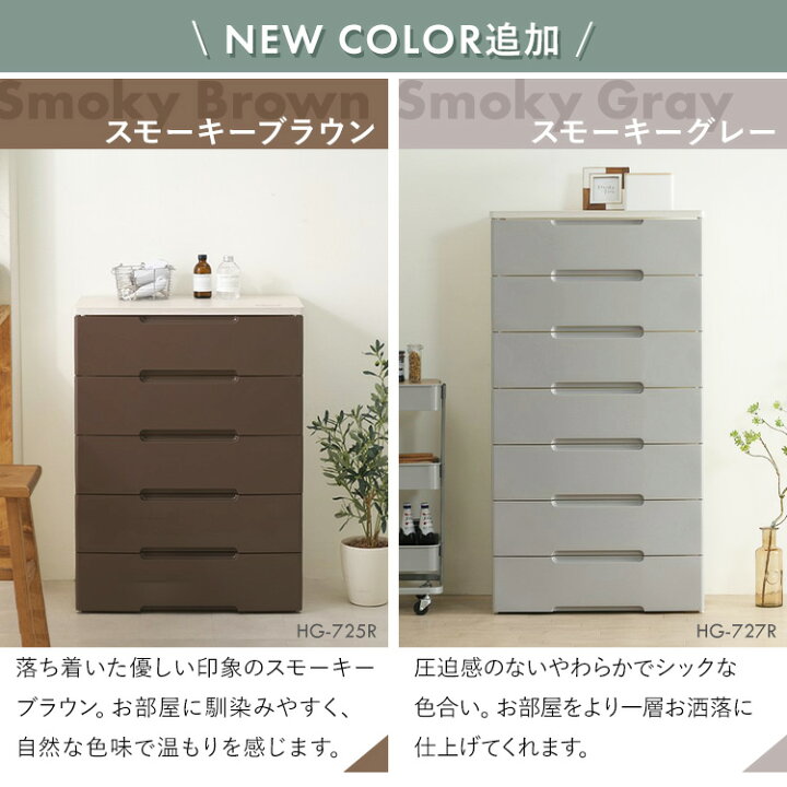 楽天市場】チェスト 収納ボックス 収納ケース 引き出し7段 2個セット 