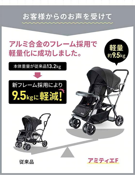楽天市場】【5％OFFクーポン☆3日20時〜13日10時】ベビーカー 2人連れ 