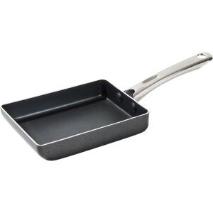 家庭用品 鍋 フライパンマイヤー ミニマル エッグパン PM-EMBKマイヤー 卵焼き アルミボディ 内外面ノンスティック加工 IH対応 中空ハンドル シンプル リベットもノンスティック加工 軽量 デ