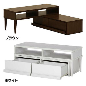 テレビ台伸縮(105〜184cm)テレビボードテレビラックコーナー伸縮TVボードTV台AVボードローボード引き出し木製ラックおしゃれカントリー北欧木目調新生活白32インチFlexブラウンナチュラルブラック【D】あす楽