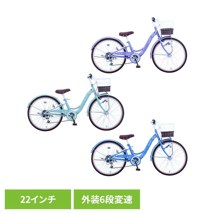 楽天市場】【完成車】スノーフレーク 22インチ ジュニアサイクル 