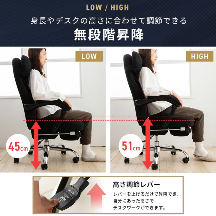 楽天市場】オフィスチェア おしゃれ メッシュ クッション 