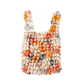 [Wpc.しぼりバッグ] W141-413-204送料無料 Wpc. しぼりバッグ コンパクト おしゃれ 伸縮 軽量 エコバッグ ギフト 可愛い Wpc. Patterns 株式会社ワールドパーティー ポルクベージュ ブルーミングチューリップGY オメナピンク【メール便】