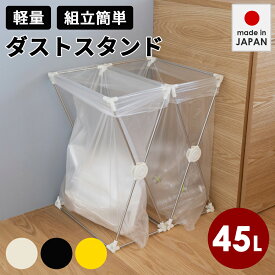 45l ゴミ袋 ホルダー ゴミ箱 蓋なし フタなし ステンレス フレームのみ スリム ダストボックス スタンド 分別 45リットル ブラック ホワイト 日本製 業務用 お祭り 野外 屋外 イベント キッチン 台所 大容量 ペットボトル リサイクル