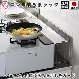 【送料無料】コンロ奥ラック コンロ 隙間 ラック / 全長58.5cm 幅11cm 高さ22.3cm / ステンレス キッチン 台所 収納 / オークス レイエ LS1543 コンロすきまラック【日本製】