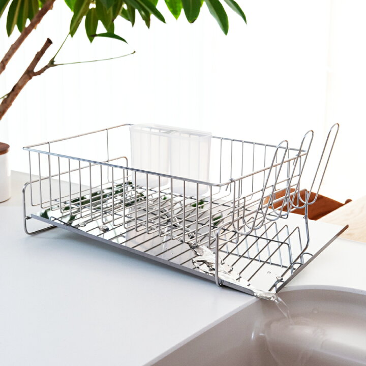 アウトレット 送料無料 水切りカゴ ステンレス 流れる 水切り 水が流れる ワイド横型 Ak 42 日本製 燕三条製 新生活 カゴ 食器 お皿 衛生的 母の日 一人暮らし 水回り スペース Shipsctc Org