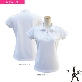 [バルデマッチ テニス・バドミントン ウェア（レディース）]ジップアップゲームシャツ／レディース（BM-JW1325）