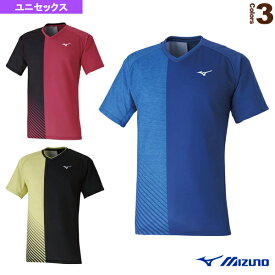 [ミズノ テニス・バドミントン ウェア（メンズ/ユニ）]ゲームシャツ／ソフトテニス日本代表チーム着用モデル／ユニセックス（62JA0006）