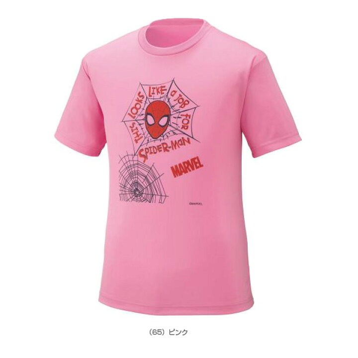 楽天市場】ミズノ テニス・バドミントンウェア（メンズ/ユニ） MARVEL スパイダーマン ピンク Tシャツ