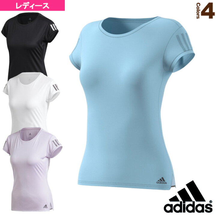 アディダス Adidas ウィメンズ Tennis Club 3st Tee Fro19 テニス レディース Tシャツ 半袖 テニスウェア 練習 吸汗速乾 レディースm 買い取り