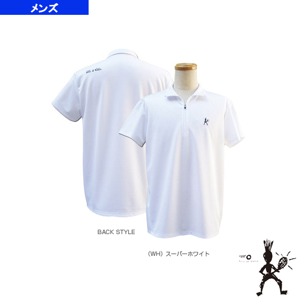 バルデマッチ お洒落 テニス バドミントン ウェア ジップアップゲームシャツ ユニ BM-JM1315 業界No.1 メンズ