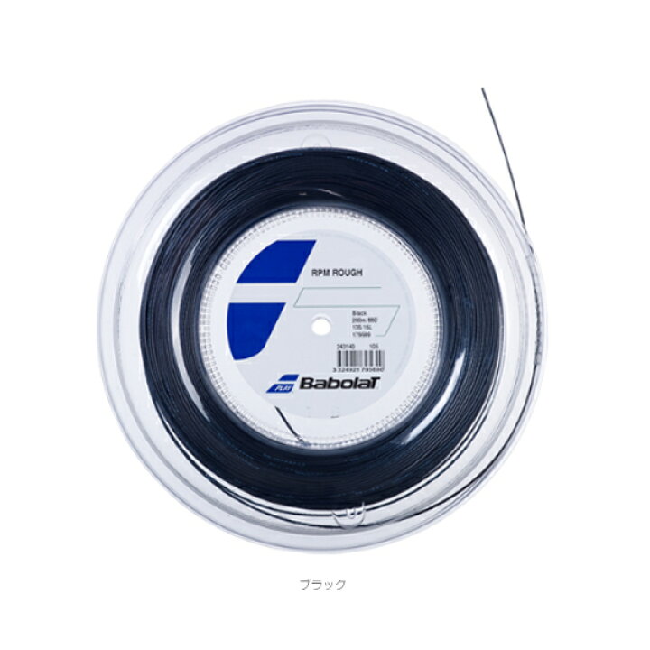 楽天市場】[バボラ テニスストリング（ロール他）]RPM ラフ／RPM ROUGH 