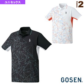 [ゴーセン テニス・バドミントン ウェア（メンズ/ユニ）]ゲームシャツ／ユニセックス（T2200）