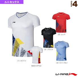 [リーニン テニス・バドミントン ウェア（メンズ/ユニ）]ゲームシャツ／ユニセックス（AAYR375）