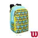 ウィルソン テニスバッグ ミニオンズ2.0チームバックパック／MINIONS 2.0 TEAM BACKPACK／ラケット2本収納可（WR8020401001）