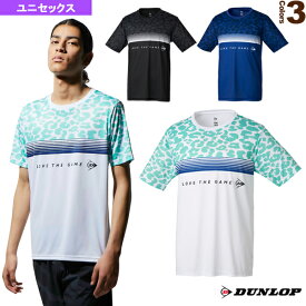 [ダンロップ テニス・バドミントン ウェア（メンズ/ユニ）]Tシャツ／ユニセックス（DAL-8240）