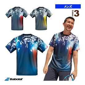 [バボラ テニス・バドミントン ウェア（メンズ/ユニ）]半袖ゲームシャツ／PURE SHORT SLEEVE SHIRT／メンズ（BUG3353）