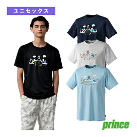 [プリンス テニス・バドミントンウェア（メンズ/ユニ）]Tシャツ／ユニセックス（MS4009）