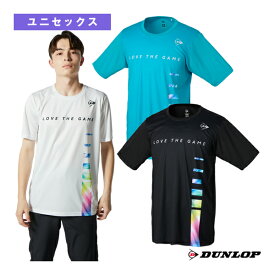 [ダンロップ テニス・バドミントンウェア（メンズ/ユニ）]Tシャツ／ユニセックス（DAL-8401）