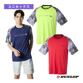 [ダンロップ テニス・バドミントンウェア（メンズ/ユニ）]Tシャツ／ユニセックス（DAL-8402）