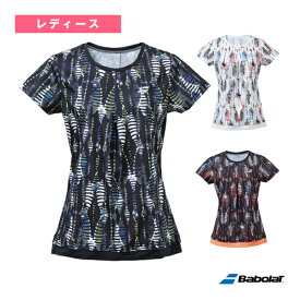 [バボラ テニス・バドミントン ウェア（レディース）]PURE RANGE／半袖ゲームシャツ／PURE SHORT SLEEVE SHIRT／レディース（BWG4323）