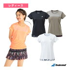 [バボラ テニス・バドミントン ウェア（レディース）]PURE RANGE／半袖シャツ／PURE SHORT SLEEVE SHIRT／レディース（BWP4524）