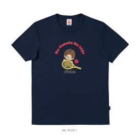 [ローチェ（roche） テニス・バドミントンウェア（メンズ/ユニ）]モンチッチrocheコラボTシャツ／ユニセックス（M0071）