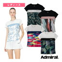 [アドミラル(Admiral) テニス・バドミントン ウェア（レディース）]フロントライングラフィックTシャツ／レディース（ATLA401）