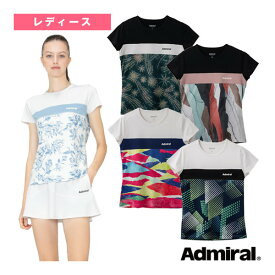 [アドミラル(Admiral) テニスウェア（レディース）]フロントライングラフィックTシャツ／レディース（ATLA401）