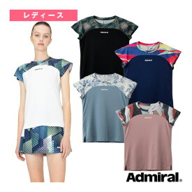 [アドミラル(Admiral) テニスウェア（レディース）]ドルマングラフィックTシャツ／レディース（ATLA402）