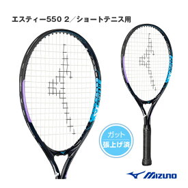 店内全品ポイント2倍【マラソン期間中】[ミズノ その他ラケット]エスティー550 2／ST-550 2／張り上げ済ラケット／ショートテニス用（63JTH455）