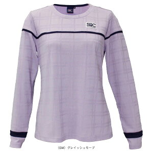 セントクリストファー テニスウェア(レディース) ジャガードチェックロングスリーブシャツ レディース STC-BEW2457
