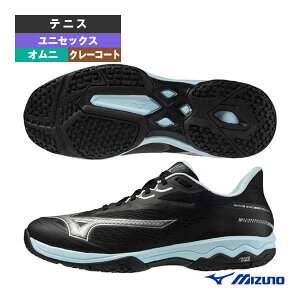 【店内全品ポイント5倍】ミズノ テニスシューズ ウエーブエクシードコート スーパーワイド OC WAVE EXCEED COURY SW OC オムニ・クレー用 ユニセックス 61GB2519