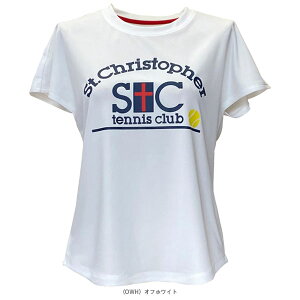 セントクリストファー テニスウェア(レディース) STCロゴプラクティスシャツ レディース STC-BEW6541