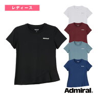 アドミラル(Admiral) テニスウェア（レディース） アシンメトリータックヘムTシャツ レディース ATLA646