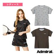 アドミラル(Admiral) テニスウェア（レディース） フラワーチェックサイドフレアTシャツ レディース ATLA…